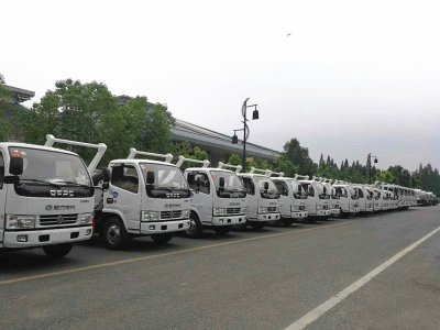 批量垃圾車(chē)交付使用